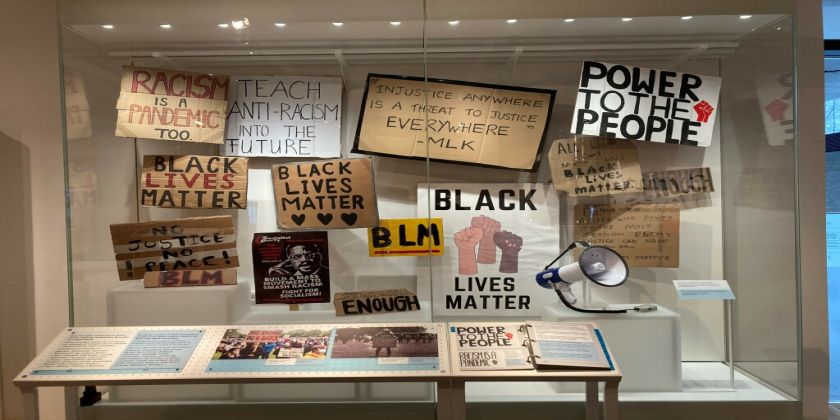Wales’ Black Lives Matter Placards Go On Display At St Fagans National Museum Of History