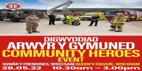 Come And Meet Your Local Community Heroes At Wrexham's Queen Square!